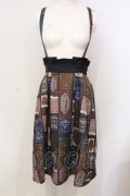 axes femme POETIQUE / ショコラトリーサス付スカート M クロ O-25-05-29-017-AX-OP-IG-OS