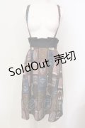 axes femme POETIQUE / ショコラトリーサス付スカート M クロ O-25-05-29-017-AX-OP-IG-OS