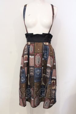 画像1: axes femme POETIQUE / ショコラトリーサス付スカート M クロ O-25-05-29-017-AX-OP-IG-OS