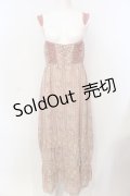 axes femme / ストライプ柄マキシワンピース M ピンク O-25-05-29-018-AX-OP-IG-OS