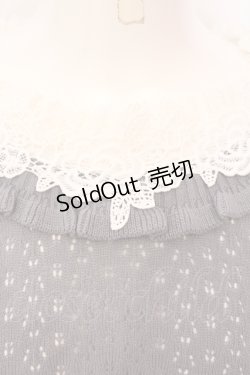 画像2: axes femme / ローズレースニットワンピース M グレー O-25-05-29-009-AX-OP-IG-OS