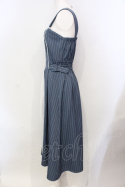 画像3: axes femme POETIQUE / レース切替ロングワンピース M ブルー O-25-05-29-020-AX-OP-IG-OS