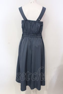 画像4: axes femme POETIQUE / レース切替ロングワンピース M ブルー O-25-05-29-020-AX-OP-IG-OS