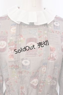 画像2: axes femme POETIQUE / コンフィチュールフリル襟ワンピース M ブラウン O-25-05-29-023-AX-OP-IG-OS