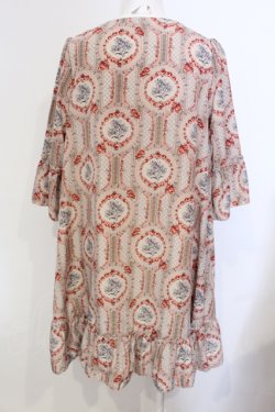 画像3: axes femme / ミュルーズ染織美術館 レトロ花柄チュニック M アイボリー O-25-05-29-025-AX-OP-IG-OS
