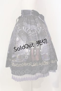 画像3: axes femme kawaii / リブラリーアスカート  パープル O-25-05-29-002-AX-SK-IG-OS