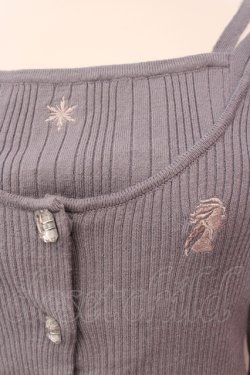 画像2: Maison de FLEUR / Elsa/ニットアンサンブル F グレイッシュブルー O-25-05-29-028-LO-TO-IG-OS
