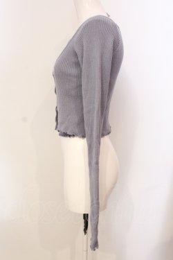 画像3: Maison de FLEUR / Elsa/ニットアンサンブル F グレイッシュブルー O-25-05-29-028-LO-TO-IG-OS