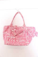 Jane Marple / BAGシュガーロゴリボンバッグ  ピンク O-25-05-30-001-JM-BG-IG-ZT-K021