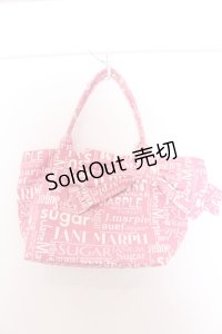 Jane Marple / BAGシュガーロゴリボンバッグ  ピンク O-25-05-30-001-JM-BG-IG-ZT-K021