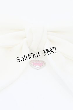 画像2: metamorphose / ロゴチャームリボンバレッタ  アイボリー O-25-05-30-048-ME-AC-IG-OS