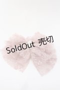 metamorphose / 総レースバレッタ  ピンクベージュ O-25-05-30-050-ME-AC-IG-OS