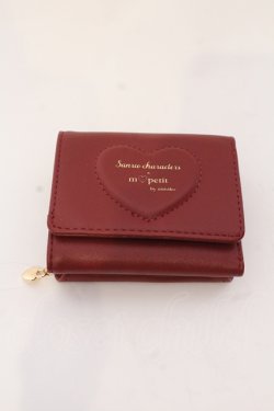 画像1: m petit by misako / サンリオキャラクターズ AM三つ折り財布  アカ O-25-05-30-053-LO-ZA-IG-OS