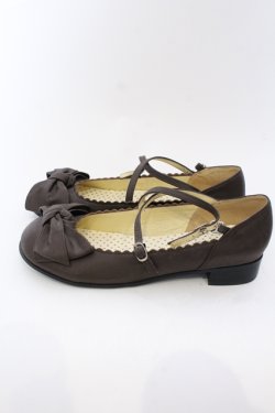 画像2: Emily Temple cute / クラシックリボンシューズ 23.5cm ブラウン O-25-05-30-054-ET-SH-IG-OS