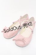 Emily Temple cute / クラシックリボンシューズ 23.5cm ピンク O-25-05-30-055-ET-SH-IG-ZT-K002