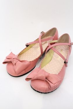 画像1: Emily Temple cute / クラシックリボンシューズ 23.5cm ピンク O-25-05-30-055-ET-SH-IG-OS