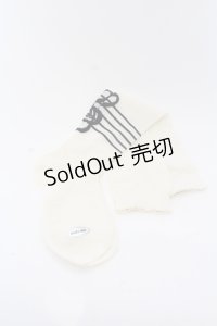 Jane Marple / ト音記号ハイソックス  オフシロ×クロ O-25-05-30-060-JM-ZA-IG-OS