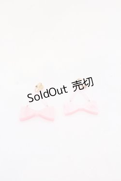 画像2: 【SALE】MILK / リボンイヤリング  ピンク O-25-05-30-066-ML-AC-IG-ZT445-F001