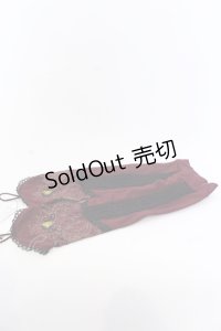 Rozen Kavalier / ストーン付きアームカバー  ワイン O-25-05-30-069-OO-ZA-IG-OS