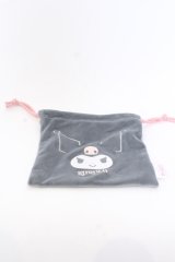 サンリオ / ソックス+巾着セット 巾着単品  グレー O-25-05-30-073-EL-ZA-IG-ZT445-F005