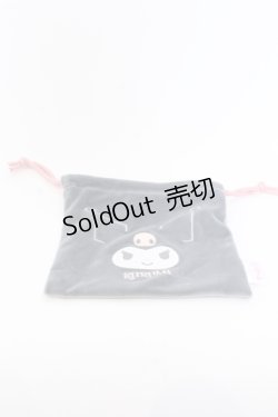 画像1: サンリオ / ソックス+巾着セット 巾着単品  グレー O-25-05-30-073-EL-ZA-IG-ZT445-F005