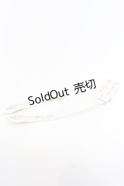 画像1: 【SALE】Ozz oneste / モチーフエンブロイダリーショルダーストラップ  ホワイト O-25-05-30-076-OO-ZA-IG-ZT445-F007