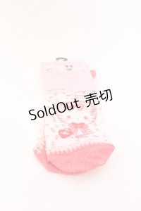 m petit by misako / スニーカーソックス 23-25cm アカ ハローキティ O-25-05-30-077-LO-ZA-IG-ZT