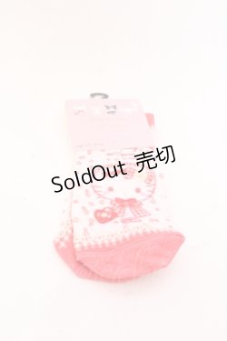 画像1: m petit by misako / スニーカーソックス 23-25cm アカ ハローキティ O-25-05-30-077-LO-ZA-IG-ZT