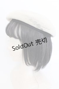 axes femme / ラメ刺繍入サーモベレー  ナチュラル O-25-05-30-078-AX-AC-IG-ZT-K004