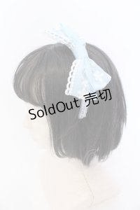BABY,THE STARS SHINE BRIGHT / マーガレットレースグログランリボンカチューシャ  サックス O-25-05-30-080-BA-AC-IG-OS