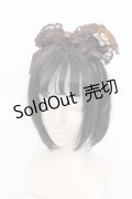 metamorphose / CL ワッペン付リボンカチューシャ  ブラウン O-25-05-30-082-ME-AC-IG-OS