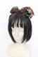 画像1: metamorphose / CL ワッペン付リボンカチューシャ  ブラウン O-25-05-30-082-ME-AC-IG-OS (1)