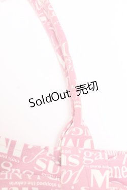 画像2: Jane Marple / BAGシュガーロゴリボンバッグ  ピンク O-25-05-30-001-JM-BG-IG-ZT-K021