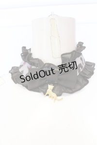 metamorphose / ジュエルレオパードチョーカー  グレー O-25-05-30-088-ME-AC-IG-OS