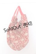 【SALE】PINK HOUSE / 花柄バケツ型バッグ  アカ O-25-05-30-019-LO-BG-OW-ZTK021
