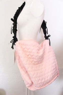 画像3: majoretty / MRハートキルトSD ショルダーバッグ  ピンク×クロ O-25-05-30-010-LO-BG-IG-OS