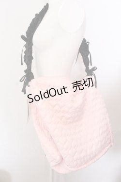 画像3: majoretty / MRハートキルトSD ショルダーバッグ  ピンク×クロ O-25-05-30-010-LO-BG-IG-OS
