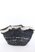 BABY,THE STARS SHINE BRIGHT / ドットリボンカゴBag  クロ O-25-05-30-013-BA-BG-OW-OS