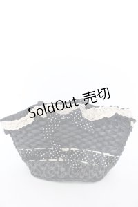 BABY,THE STARS SHINE BRIGHT / ドットリボンカゴBag  クロ O-25-05-30-013-BA-BG-OW-OS