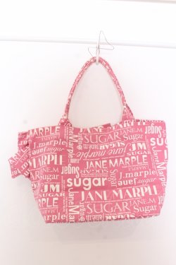 画像4: Jane Marple / BAGシュガーロゴリボンバッグ  ピンク O-25-05-30-001-JM-BG-IG-OS