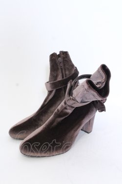 画像1: axes femme / ストレッチリボンブーツ L ブラウン O-25-05-30-024-AX-SH-IG-OS