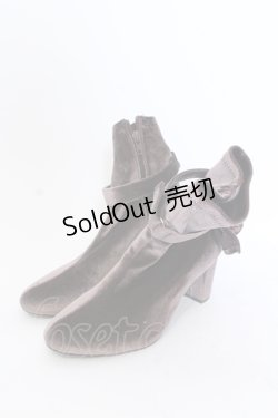 画像1: axes femme / ストレッチリボンブーツ L ブラウン O-25-05-30-024-AX-SH-IG-ZT-K001