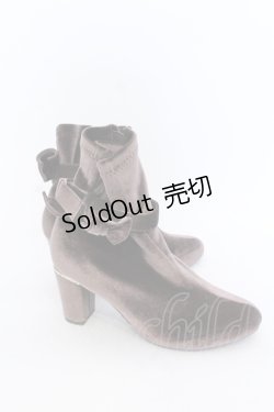 画像4: axes femme / ストレッチリボンブーツ L ブラウン O-25-05-30-024-AX-SH-IG-ZT-K001