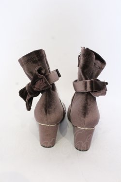 画像6: axes femme / ストレッチリボンブーツ L ブラウン O-25-05-30-024-AX-SH-IG-ZT-K001