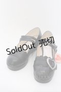 BABY,THE STARS SHINE BRIGHT / ハートバックルシューズ L クロ O-25-05-30-026-BA-SH-OW-ZT-K002
