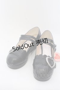 BABY,THE STARS SHINE BRIGHT / ハートバックルシューズ L クロ O-25-05-30-026-BA-SH-OW-ZT-K002
