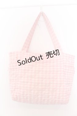 画像3: m petit by misako / AMリボンキルトCHECKバッグ  ピンク O-25-05-30-003-LO-BG-IG-OS
