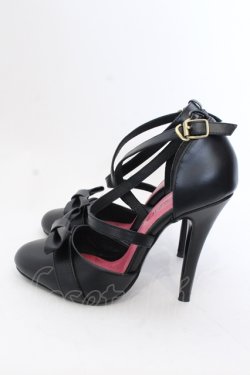 画像2: HYSTERIC GLAMOUR / HYSTERICS リボンハイヒール 6（23.5cm） ブラック O-25-05-30-028-PU-SH-YM-OS