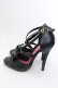 画像2: HYSTERIC GLAMOUR / HYSTERICS リボンハイヒール 6（23.5cm） ブラック O-25-05-30-028-PU-SH-YM-OS (2)