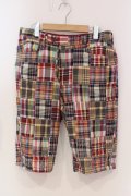 Karl Helmut / リバーシブルハーフパンツ 4（L） ワイン×チェック O-25-05-31-001-EL-PA-OW-OS